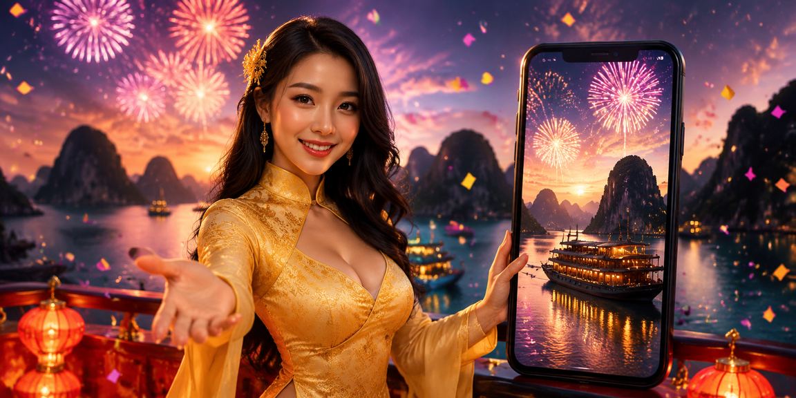 Vịnh Hạ Long với hình ảnh áo dài và nạp tiền bonus tại rika